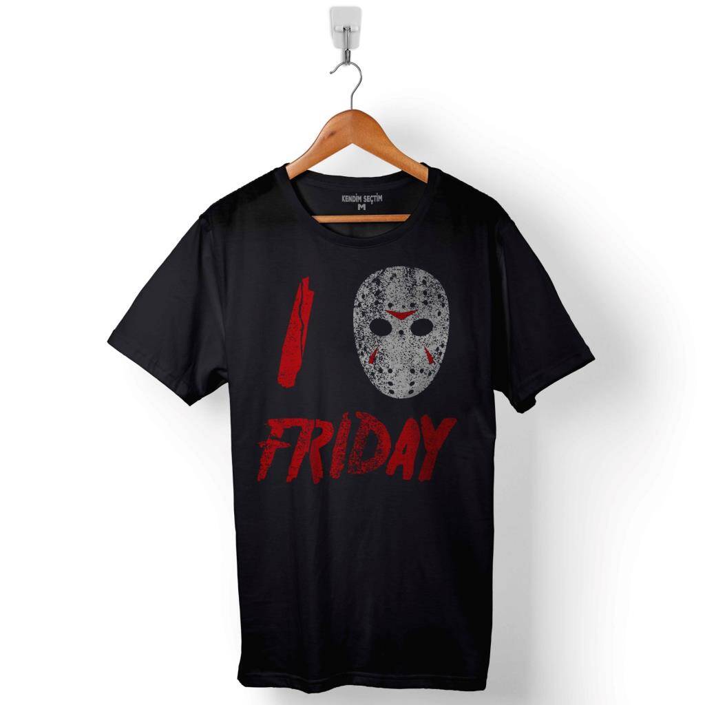 13. Cuma Onüçüncü Friday The 13Th 13 Baskılı Tişört Unisex T-Shirt - 1