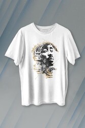 2Pac Hip Hip Rap Amerika West Coast Baskılı Tişört Unisex T-shirt - 1