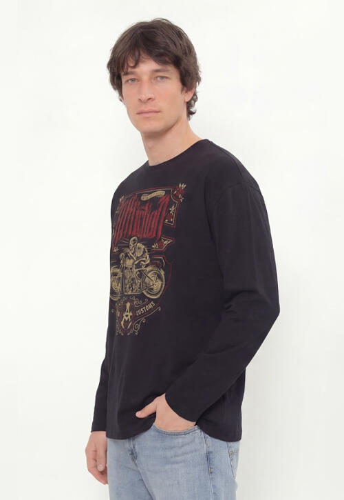 Death Rider Uzun Kollu Tişört