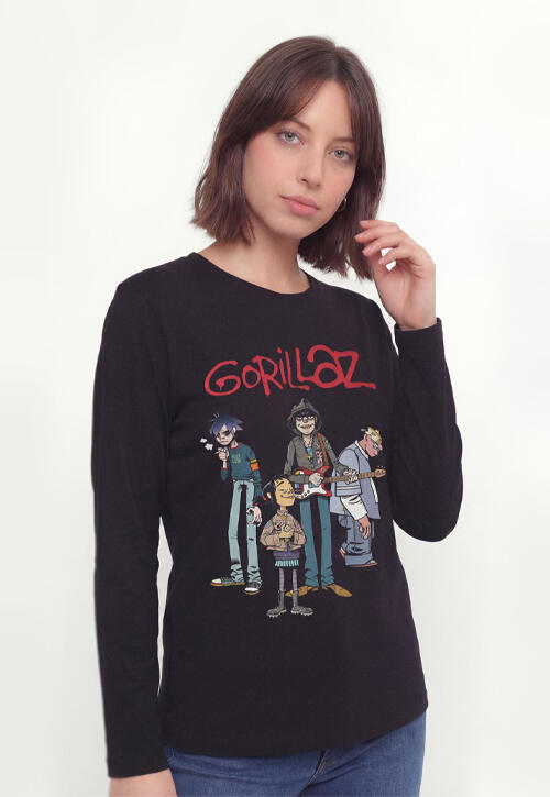 Gorillaz Uzun Kollu Tişört