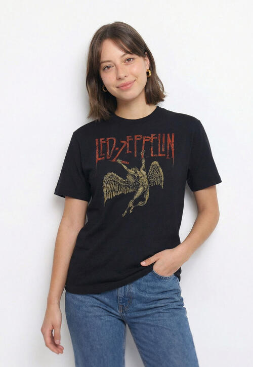 Led Zeppelin Falling Angel Tişört