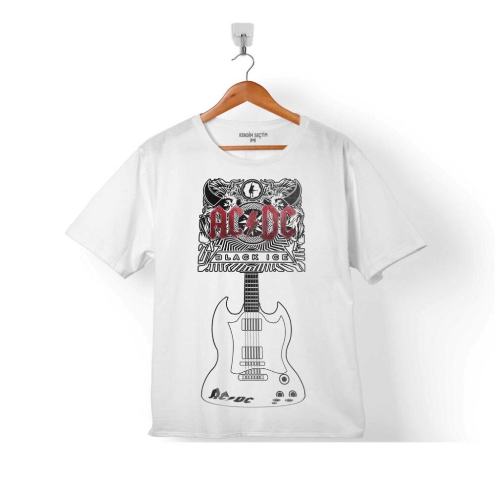 AC DC BLACK ICE GUITAR GİTAR ALTERNATİF AKIM ÇOCUK TİŞÖRT - KENDİM SEÇTİM