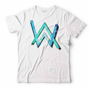 ALAN WALKER LOGO ERKEK TİŞÖRT - 1