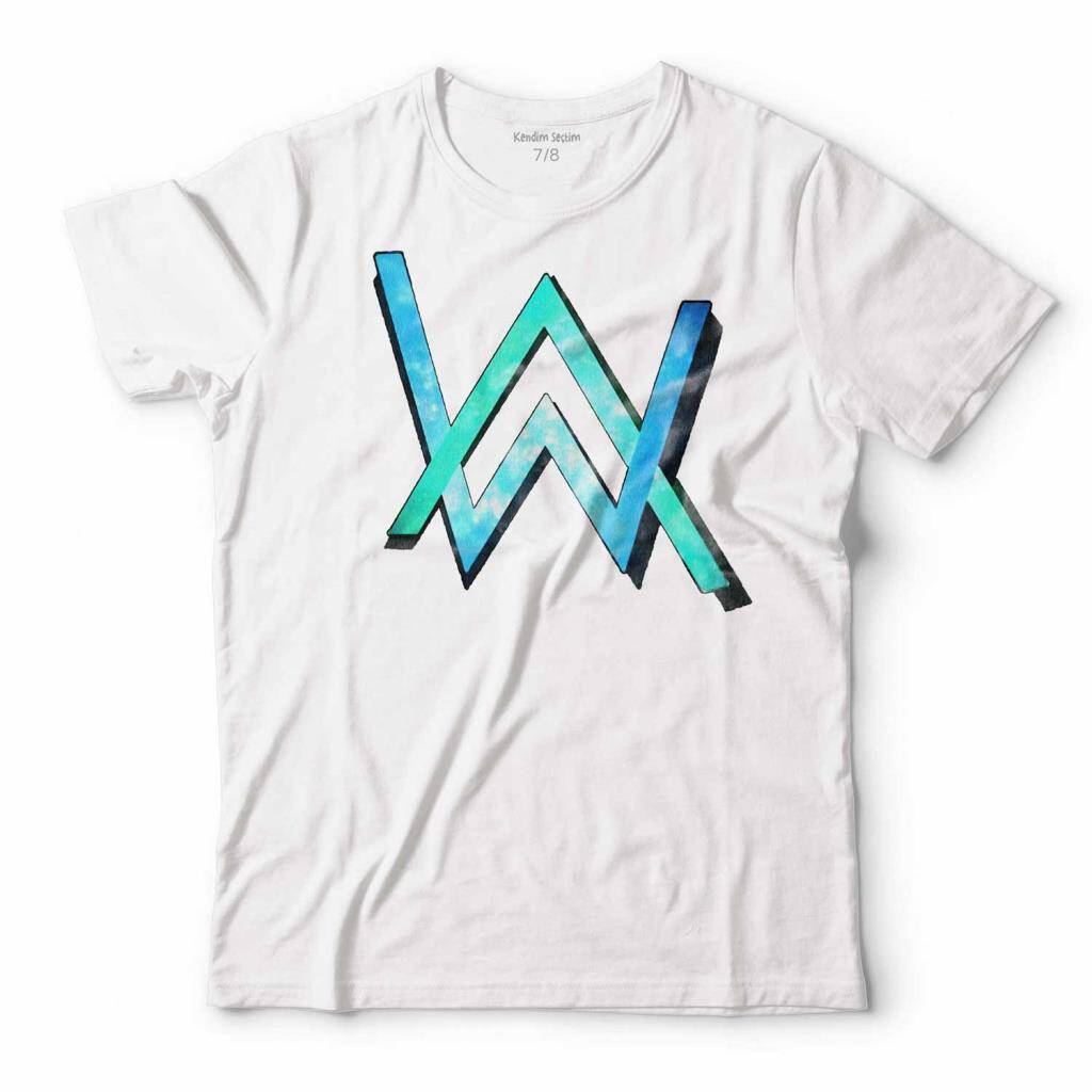 ALAN WALKER LOGO ERKEK TİŞÖRT - 1