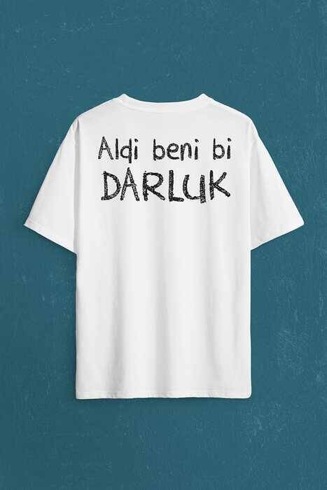 Aldi Beni Bi Darluk Darlık Karadeniz Trabzon Of Sırt Ön Baskılı Oversize Tişört Unisex T-Shirt - 2