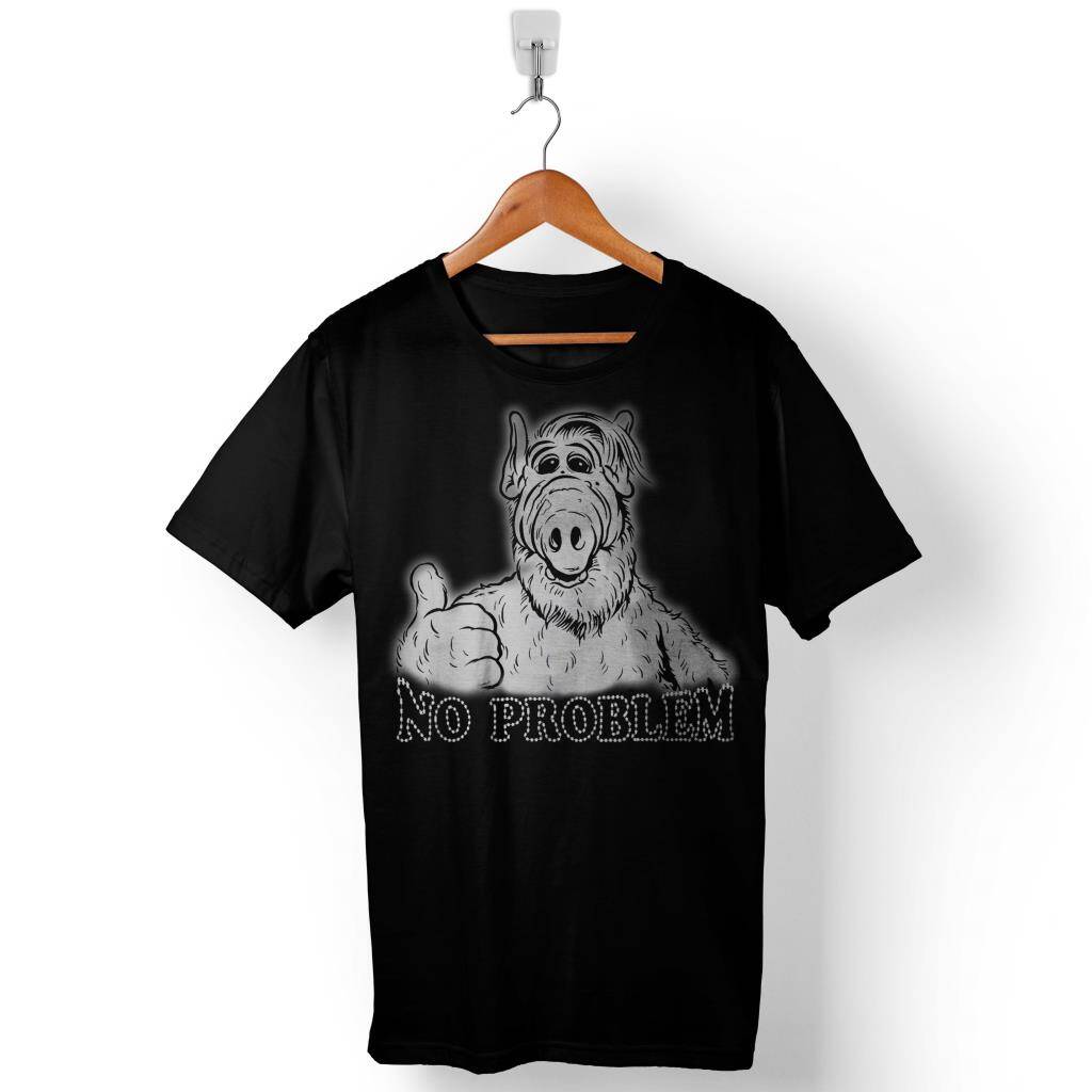 Alf No Problem Dizisi Melmac Alien Life Form Baskılı Tişört Unisex T-Shirt - 1
