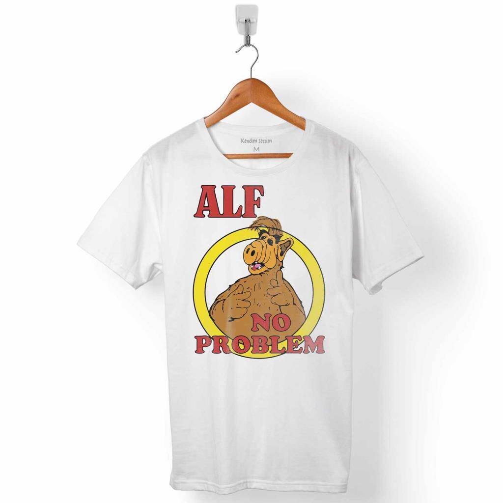 ALF NO PROBLEM DİZİSİ MELMAC ALIEN LIFE FORM ERKEK TİŞÖRT - 1