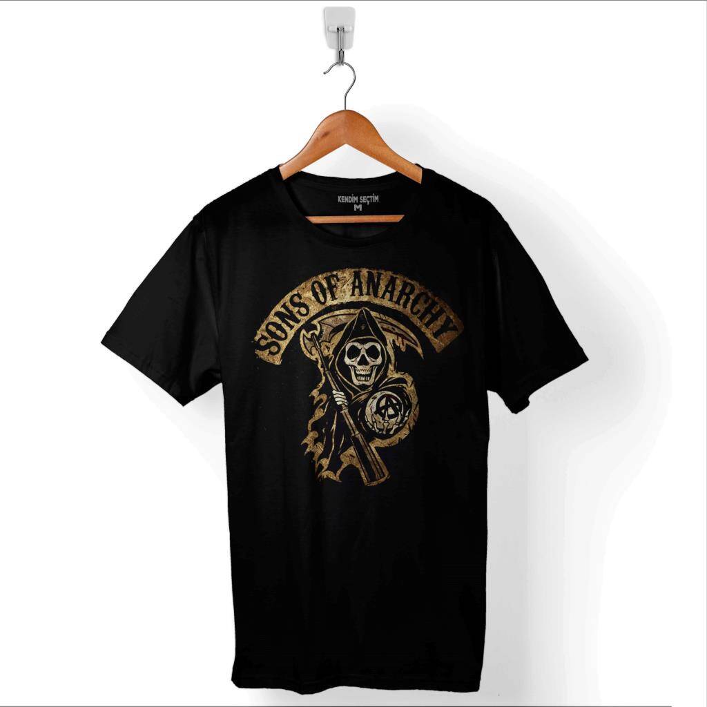 Anarşi Eylem I How To Draw The Sons Of Anarchy Baskılı Tişört Unisex T-Shirt - 1
