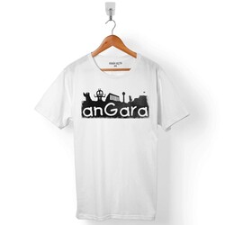 ANGARA ANKARA SIFIR ALTI 06 ŞEHİR SİLÜETİ ERKEK TİŞÖRT - 1