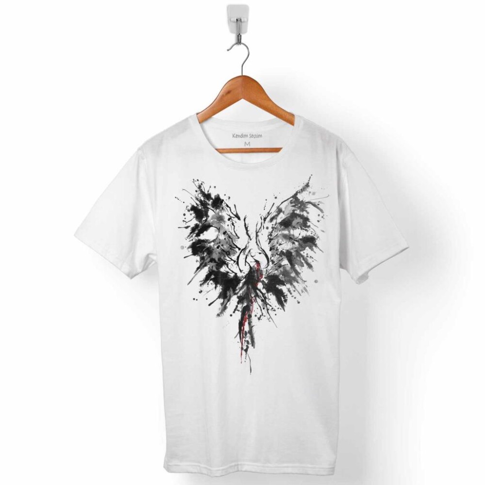 ANKA KUŞU SİLÜET ZÜMRÜDÜ ANKA ZÜMRÜD-Ü ERKEK TİŞÖRT - KENDİM SEÇTİM