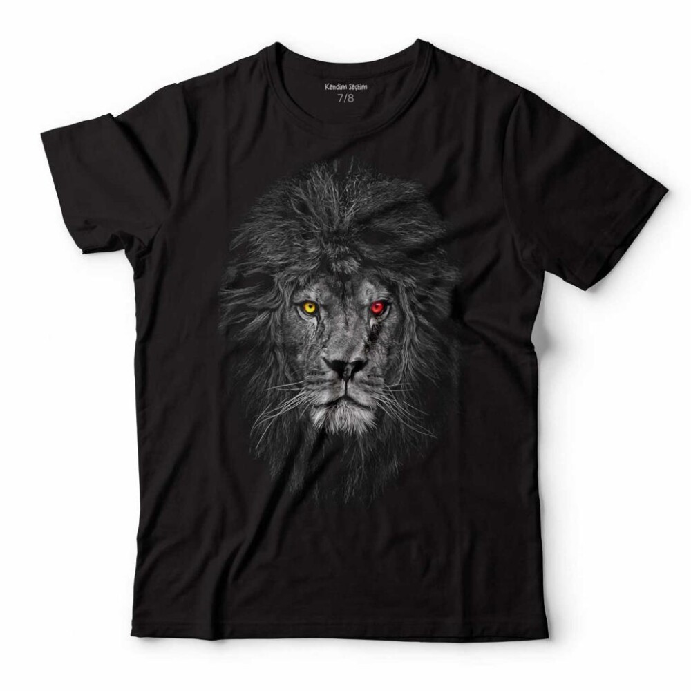 ASLAN KAFA LION HEAD ÇOCUK TİŞÖRT - 1