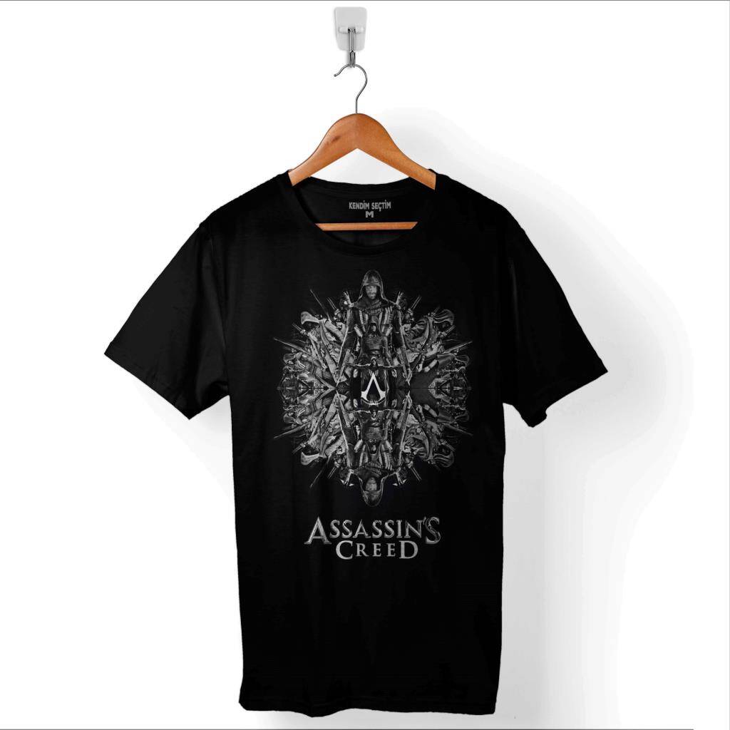 Assassins Assassin'S Creed 4 5 Iv Black Flag Baskılı Tişört Unisex T-Shirt - 1