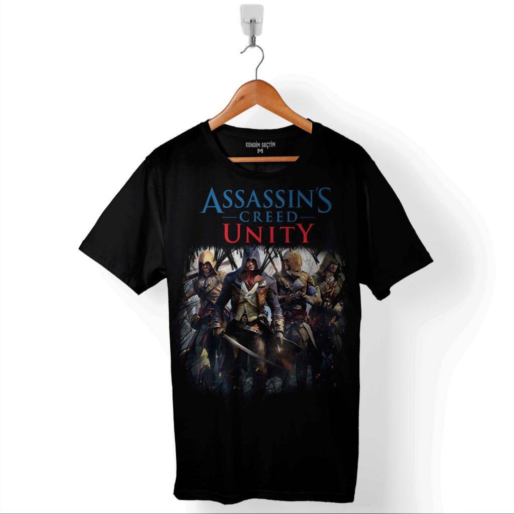 Assassins Assassin'S Creed Unıty 4 5 Iv Baskılı Tişört Unisex T-Shirt - 1