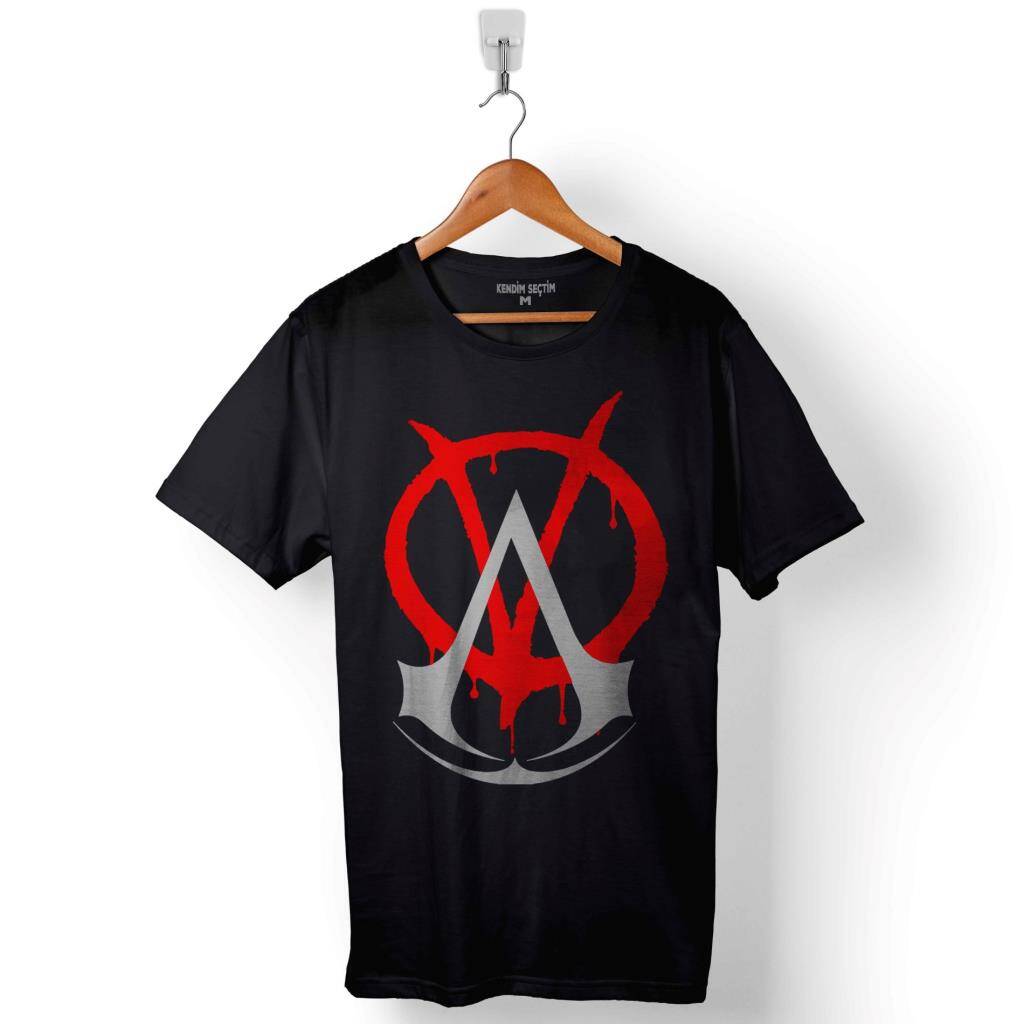 Assassins Assassin'S Creed V For Vendetta Baskılı Tişört Unisex T-Shirt - 1
