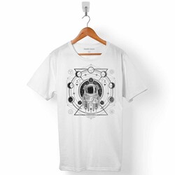 ASTRONOT GEZEGENLER COSMOS EVREN E=MC2 ERKEK TİŞÖRT - 1