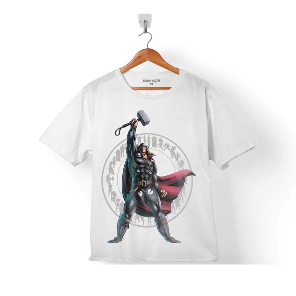 AVENGERS THOR MARVEL LOGO ÇOCUK TİŞÖRT - KENDİM SEÇTİM