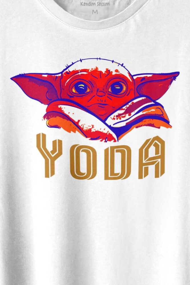 Baby on Board Yoda Star Wars Kahverengi Bebek Mandalorian Baskılı Tişört Unisex T-shirt - 2