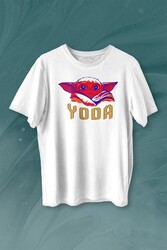 Baby on Board Yoda Star Wars Kahverengi Bebek Mandalorian Baskılı Tişört Unisex T-shirt - 1