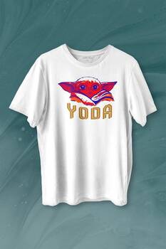 Baby on Board Yoda Star Wars Kahverengi Bebek Mandalorian Baskılı Tişört Unisex T-shirt - 1