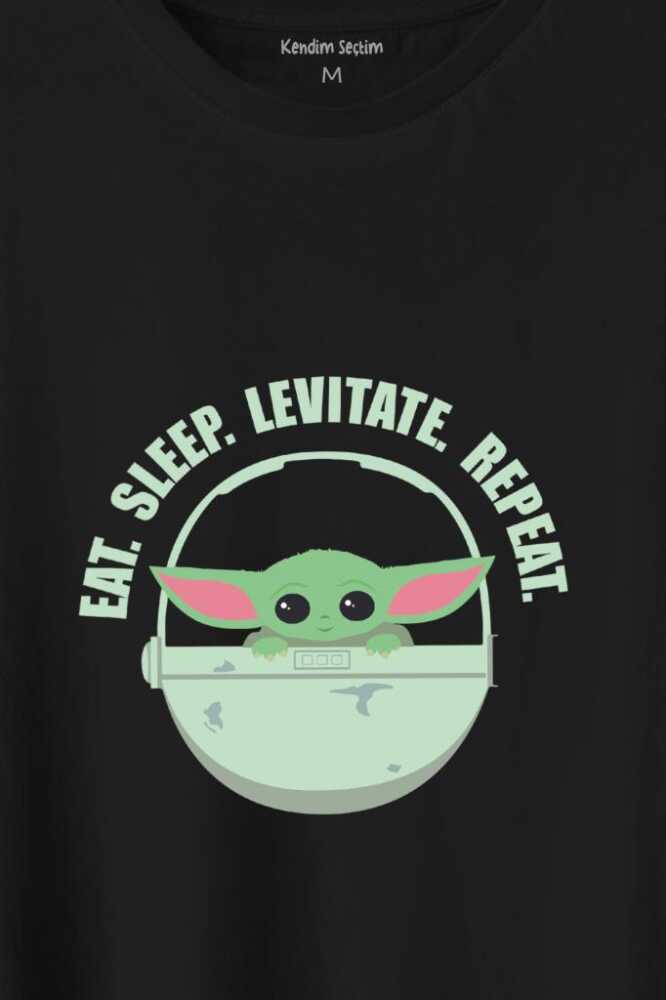 Baby Yoda The Mandalorian Star Wars Bebek Yoda Baskılı Tişört Unisex T-Shirt - 2