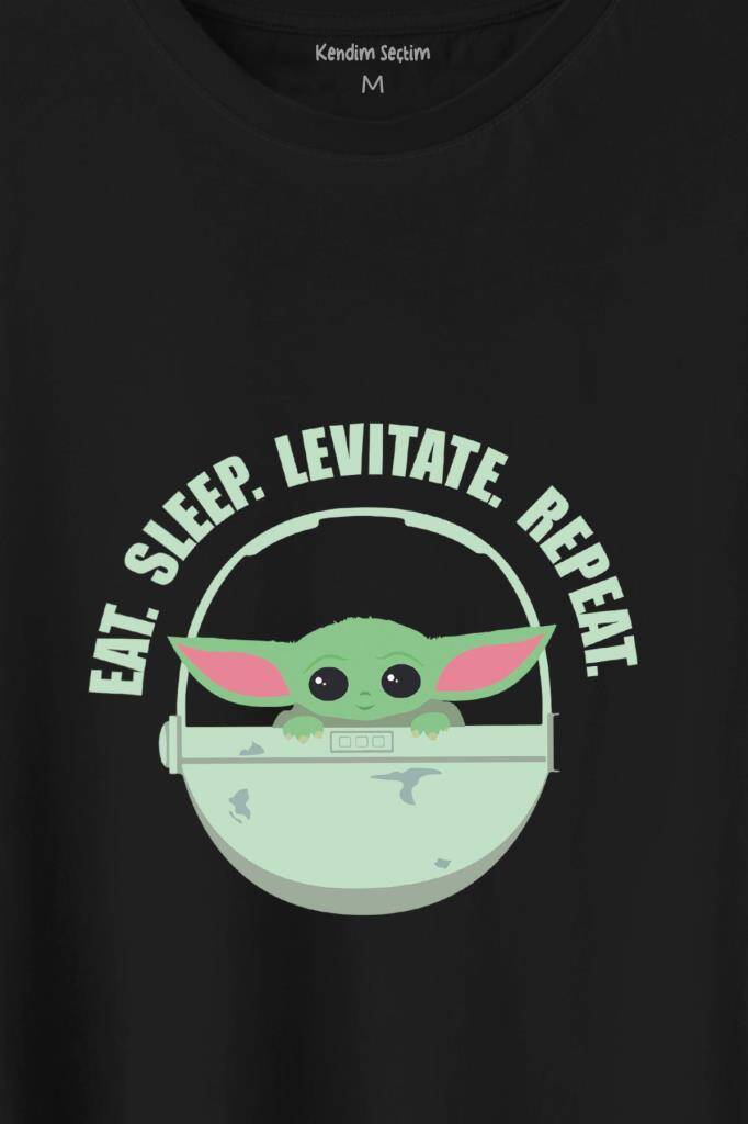 Baby Yoda The Mandalorian Star Wars Bebek Yoda Baskılı Tişört Unisex T-Shirt (1)