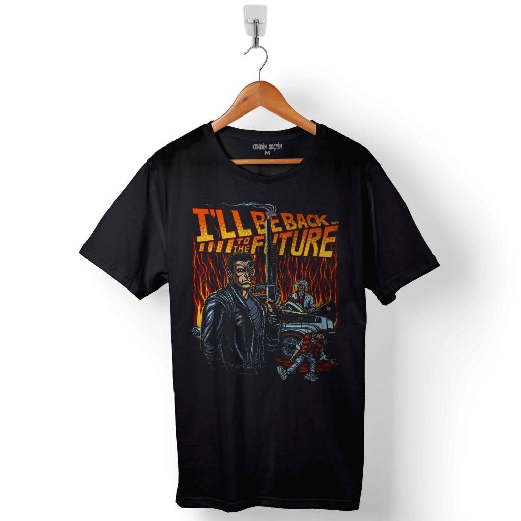 Back To The Future Geleceğe Dönüş Baskılı Tişört Unisex T-Shirt - 1