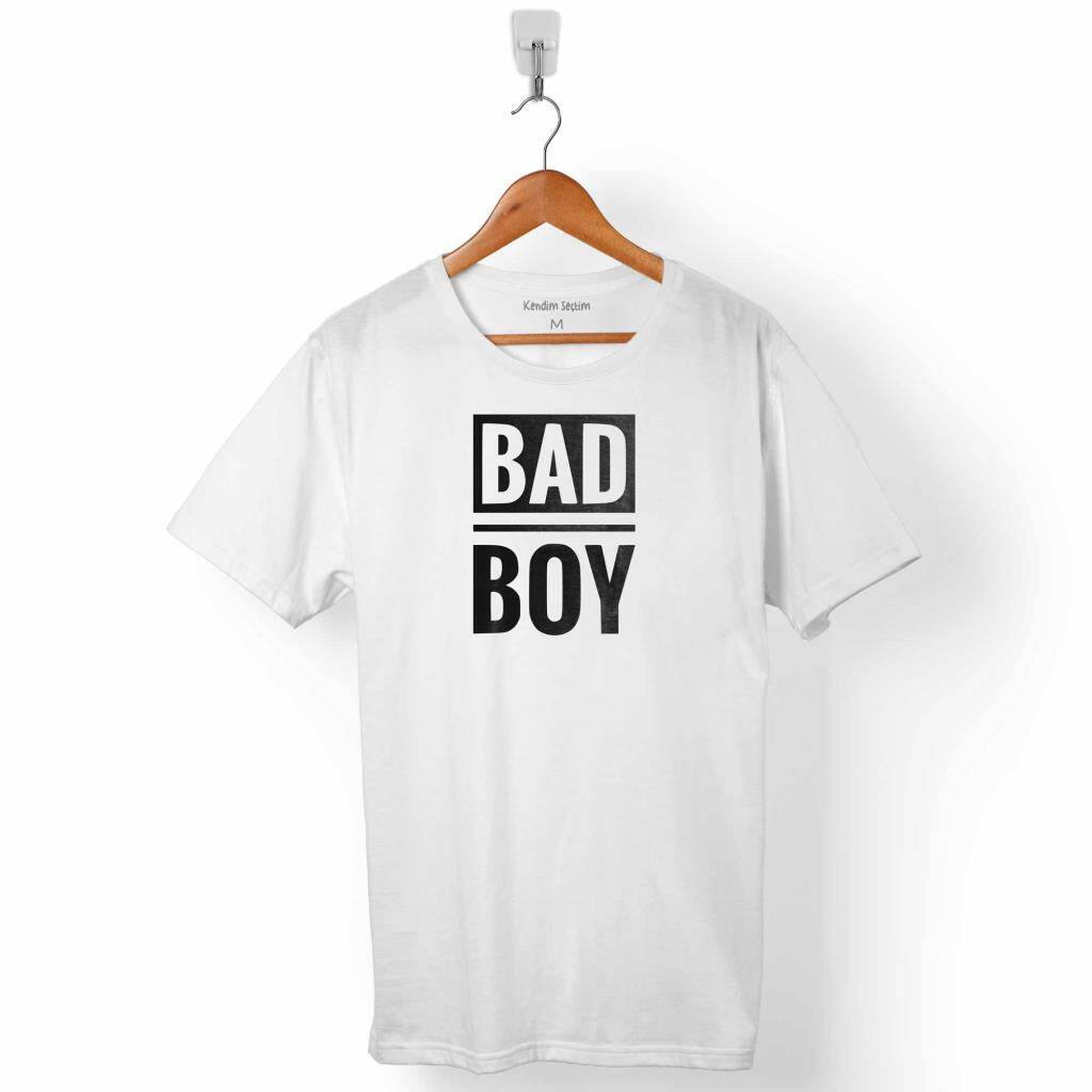 BAD BOY BADBOY PLAYBOY KÖTÜ HAYLAZ ÇOCUK ERKEK TİŞÖRT - 1
