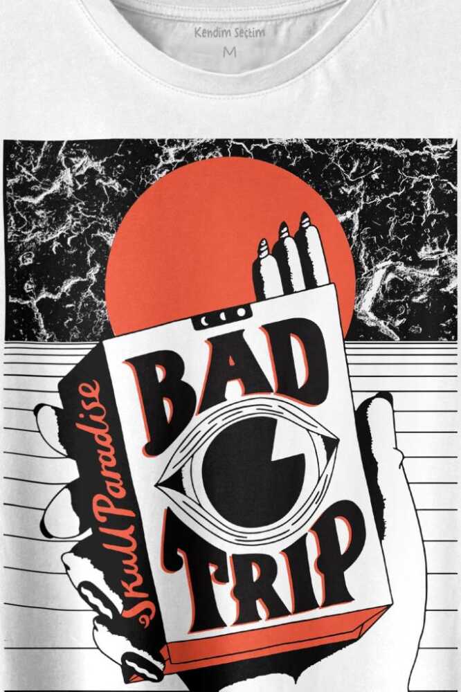 Bad Trip Urban Street Sokak Kültür Baskılı Tişört Unisex T-shirt - 2
