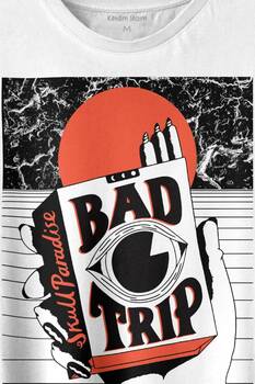 Bad Trip Urban Street Sokak Kültür Baskılı Tişört Unisex T-shirt - 2