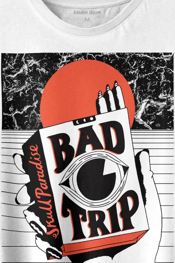 Bad Trip Urban Street Sokak Kültür Baskılı Tişört Unisex T-shirt - 2