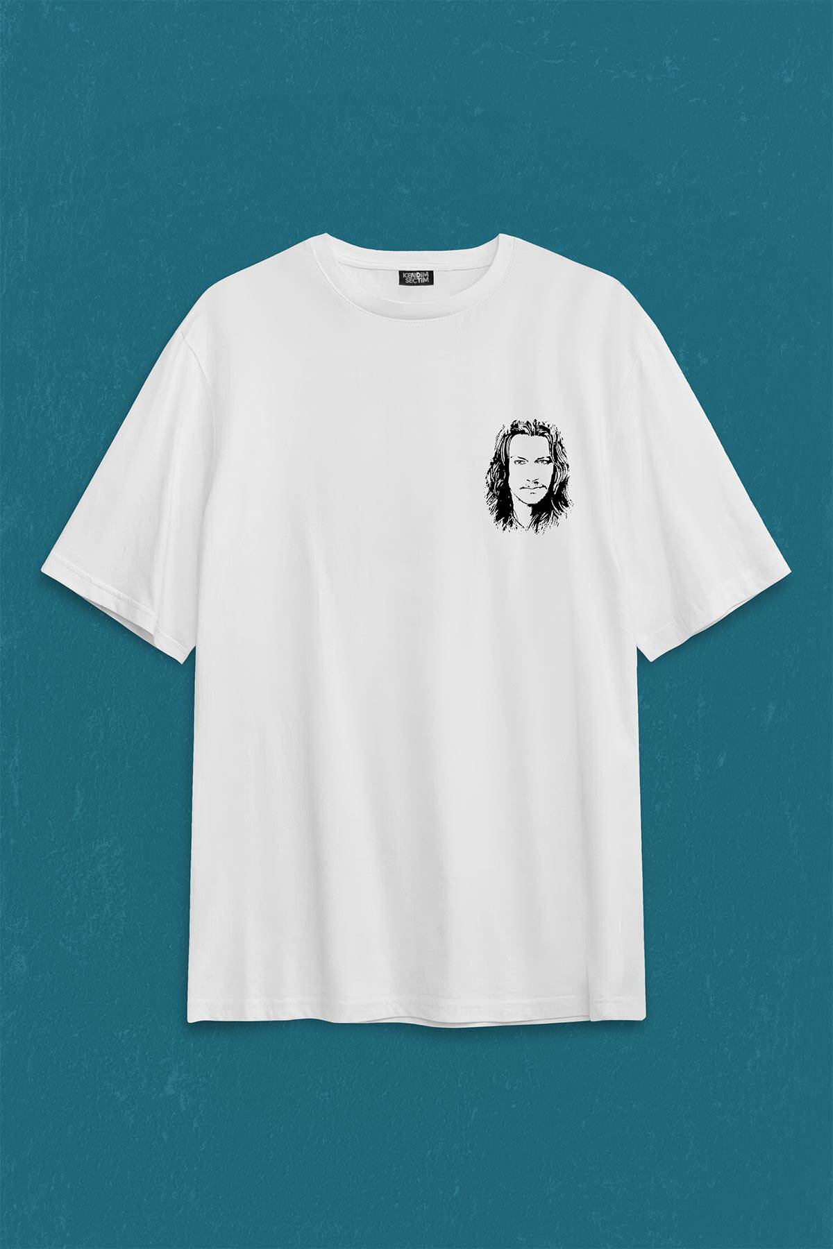 Barış Akarsu Anısına Amasra Sırt Ön Baskılı Oversize Tişört Unisex T-Shirt - 1