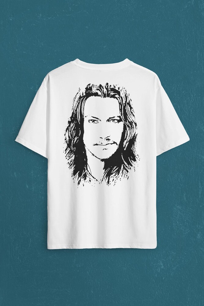 Barış Akarsu Anısına Amasra Sırt Ön Baskılı Oversize Tişört Unisex T-Shirt - 2