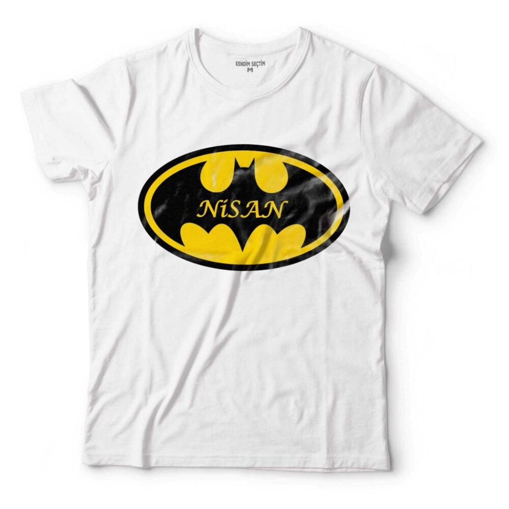 BATMAN BETMEN BAT MAN KİŞİYE ADINIZA ÖZEL İSİMLİ ÇOCUK TİŞÖRT - 1