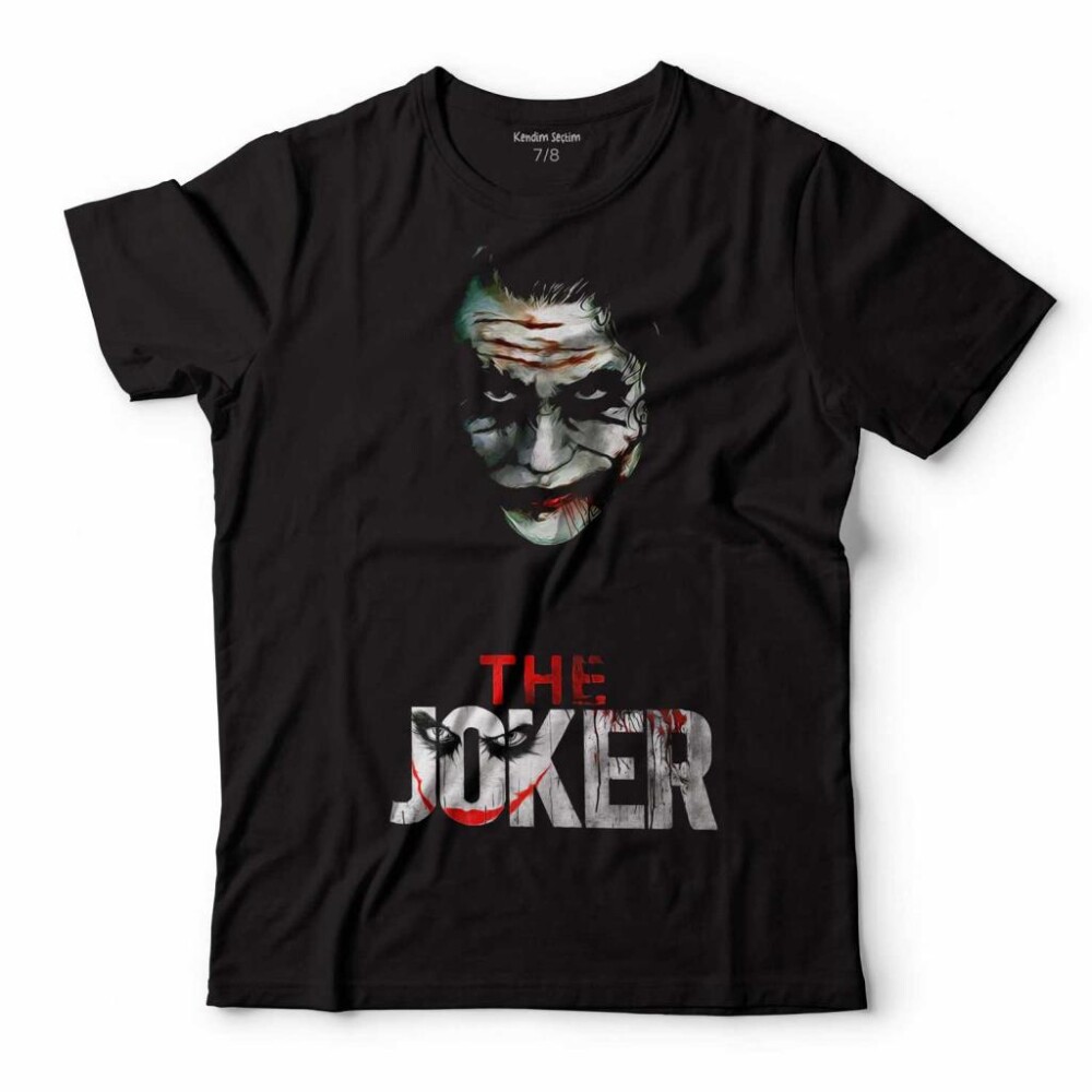 BATMAN JOKER DARK KNIGHT KARA ŞOVALYE ÇOCUK TİŞÖRT - 1