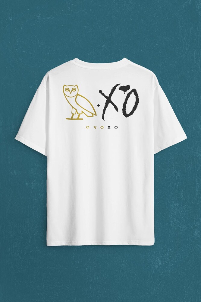 Baykuş Ovoxo Owl Gang Hip Hop Music Sırt Ön Baskılı Oversize Tişört Unisex T-Shirt (1)