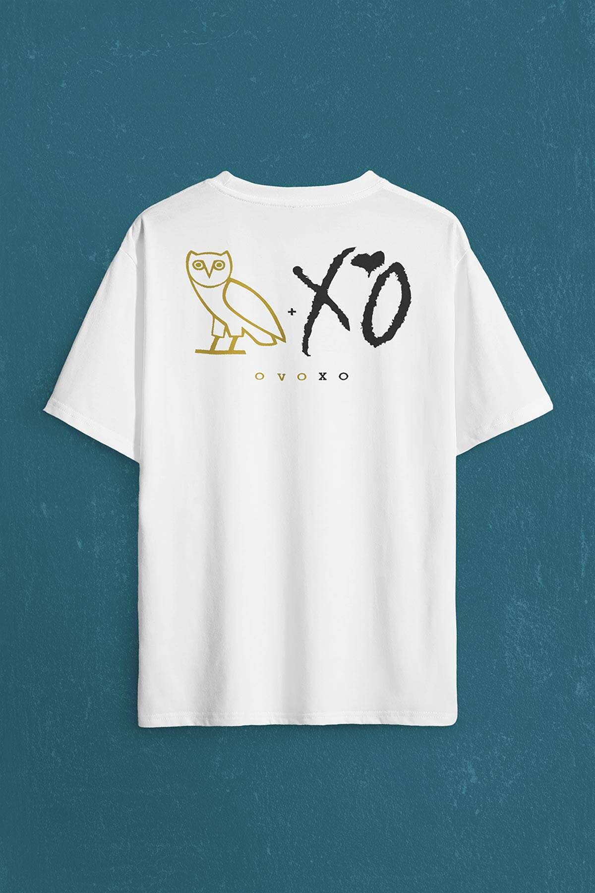 Baykuş Ovoxo Owl Gang Hip Hop Music Sırt Ön Baskılı Oversize Tişört Unisex T-Shirt (1)