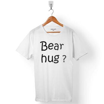 BEAR HUG AYI GİBİ SARILMAK KUCAKLAMA LOVE SEVGİ ERKEK TİŞÖRT - 1
