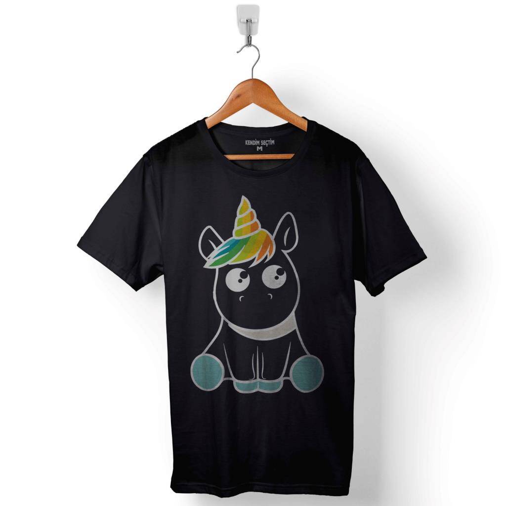 Bebek Unicorn Unicornions Tek Boynuzlu At Baskılı Tişört Unisex T-Shirt - 1
