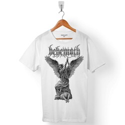 BEHEMOTH BAPHOMET LOGO BLACK METAL KOYUN ÖLDÜRME ERKEK TİŞÖRT - 1