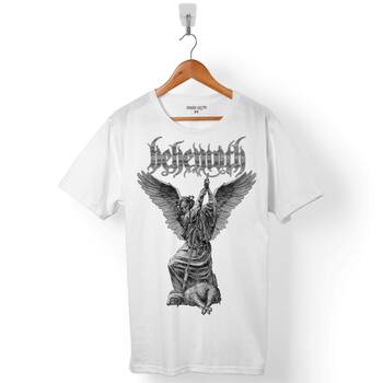 BEHEMOTH BAPHOMET LOGO BLACK METAL KOYUN ÖLDÜRME ERKEK TİŞÖRT - 1