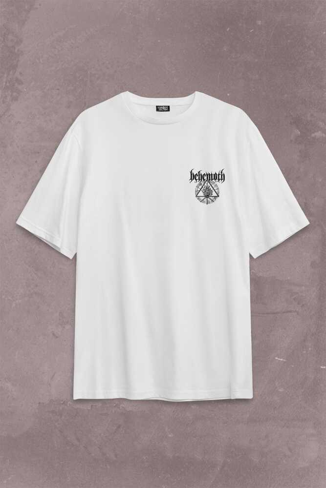 Behemoth The Satanıst Ben Sahar  Metallica Sırt Ön Baskılı Oversize Tişört Unisex T-Shirt OVR12B1968