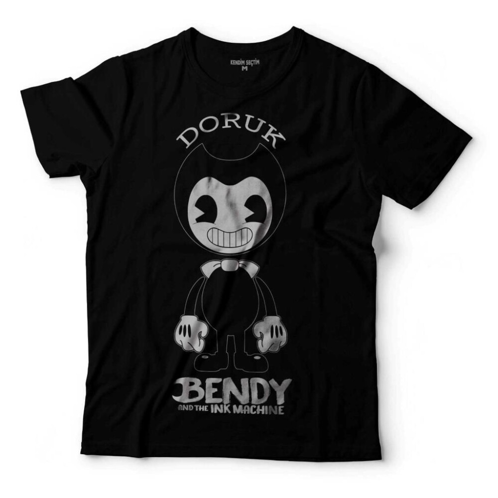  BENDY AND THE INK MACHINE KİŞİYE ÖZEL İSİMLİ ÇOCUK TİŞÖRT - 1