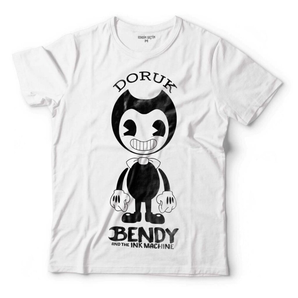  BENDY AND THE INK MACHINE KİŞİYE ÖZEL İSİMLİ ÇOCUK TİŞÖRT - 1