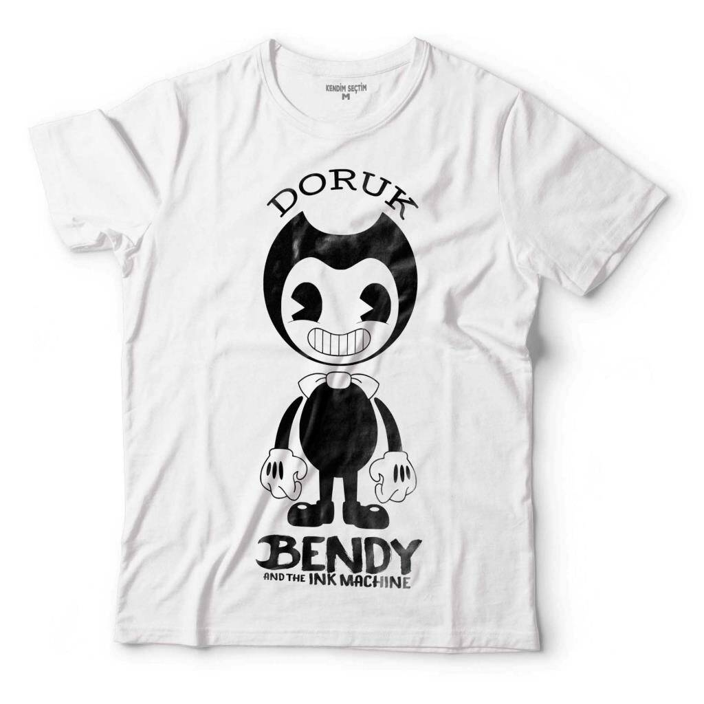  BENDY AND THE INK MACHINE KİŞİYE ÖZEL İSİMLİ ÇOCUK TİŞÖRT - 1