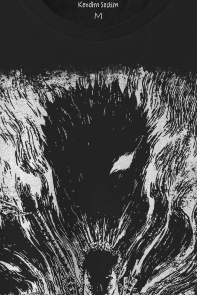 Berserk Manga Anime Guts Kılıç Baskılı Erkek T-shirt Unisex Tişört - 2