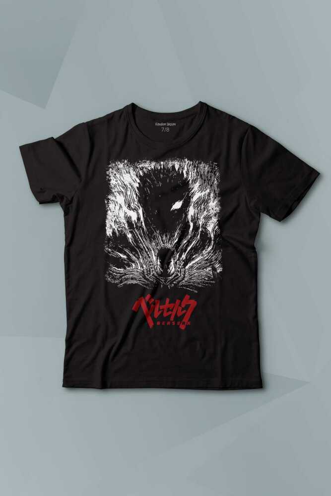 Berserk Manga Anime Guts Kılıç Baskılı T-shirt Çocuk Tişört