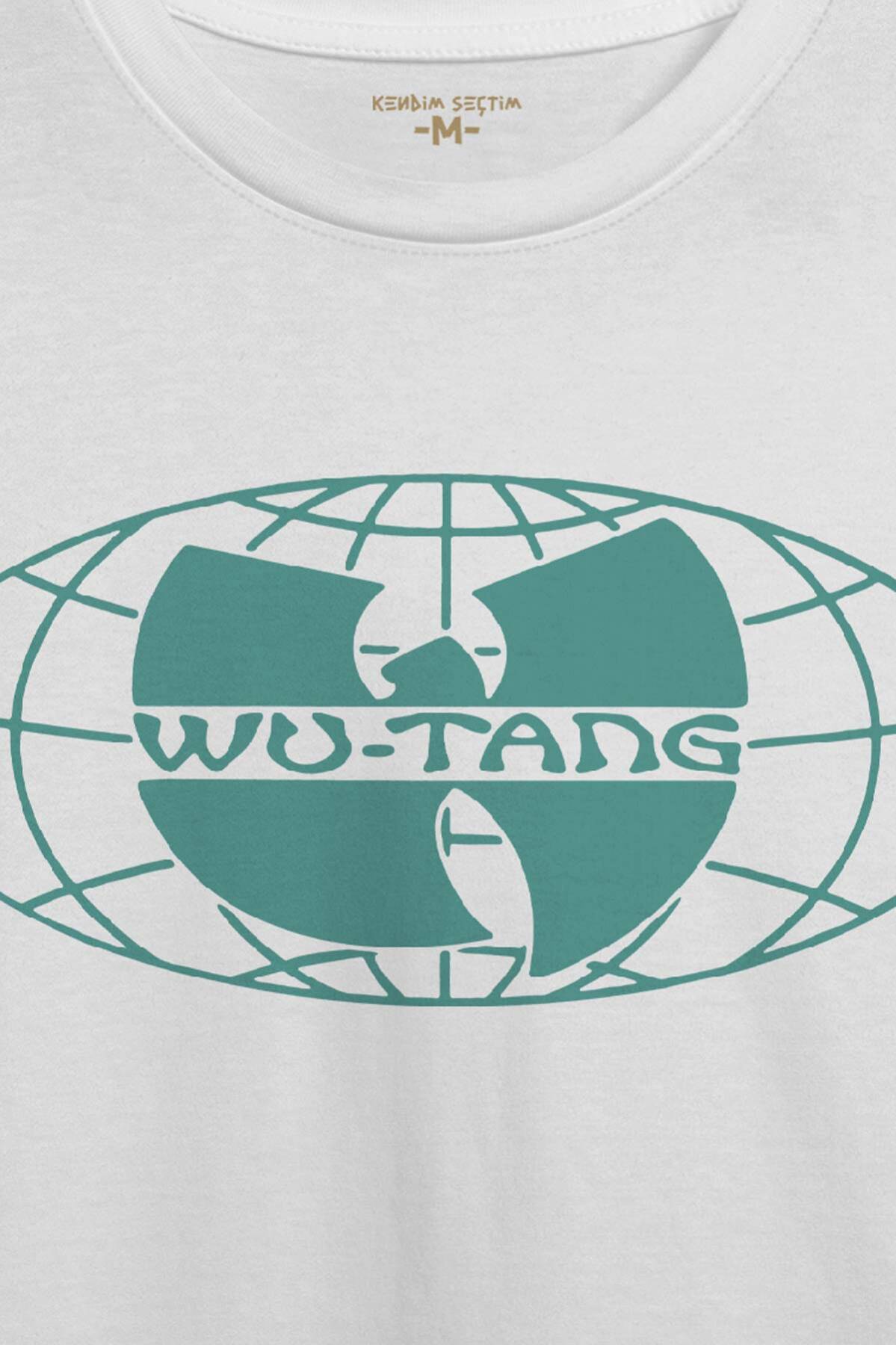 Beyaz T-shirt Wu Tang Clan Pamuklu Y2K Rap Hip Hop New York Kısa Kollu Tişört (1)