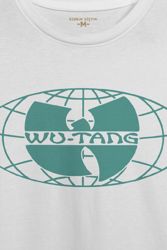 Beyaz T-shirt Wu Tang Clan Pamuklu Y2K Rap Hip Hop New York Kısa Kollu Tişört - 2