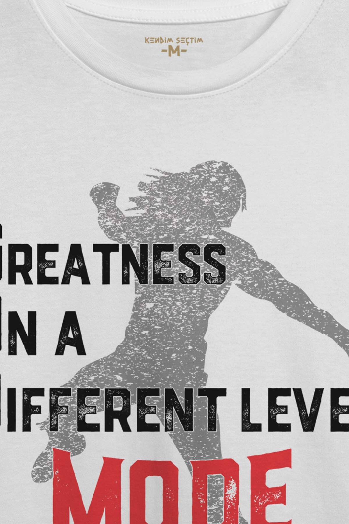 Beyaz Tişört God Mode Roman Reigns Amerikan Güreşi Spor Boks Baskılı T-shirt - 2