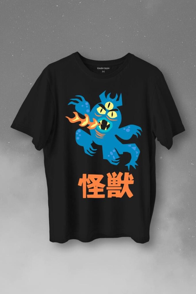 Big Hero 6 Fred Kaiju Büyük Kahraman Baskılı Tişört Unisex T-Shirt - 1